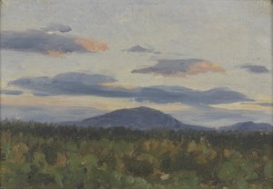 ノルウェーの夕日 作： Richard Friese